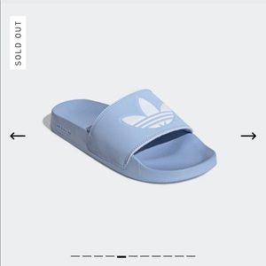 BNWT ADILETTE LITE SLIDES / SIZE 6 WOMENS / SIZE 5 MENS / PERIWINKLE BLUE
